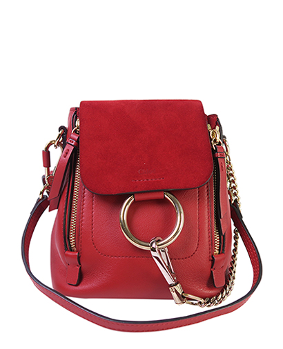 Chloe Mini Faye Backpack, front view